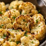 Garlic Butter Roasted Cauliflower