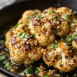 Garlic Butter Roasted Cauliflower
