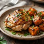 Honey Dijon Chicken with Sweet Potatoes
