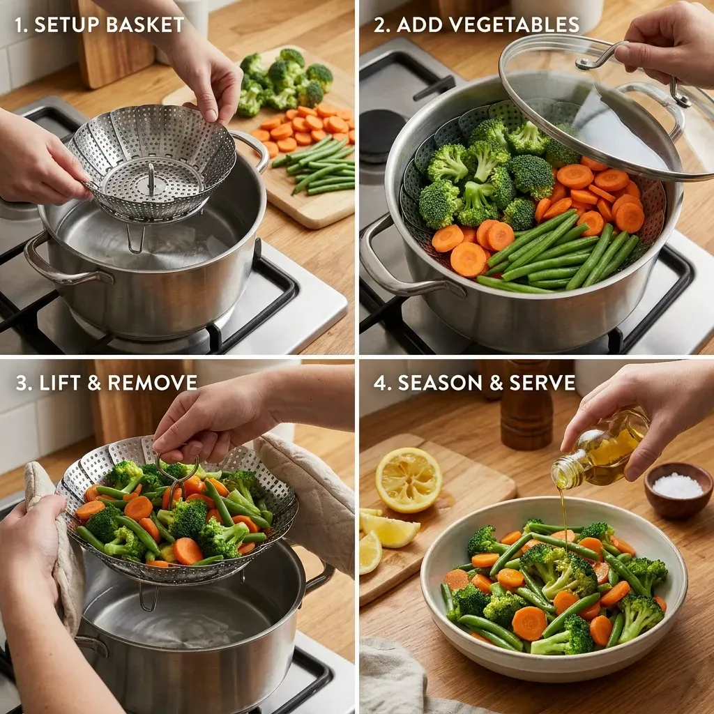 how to steam vegetables