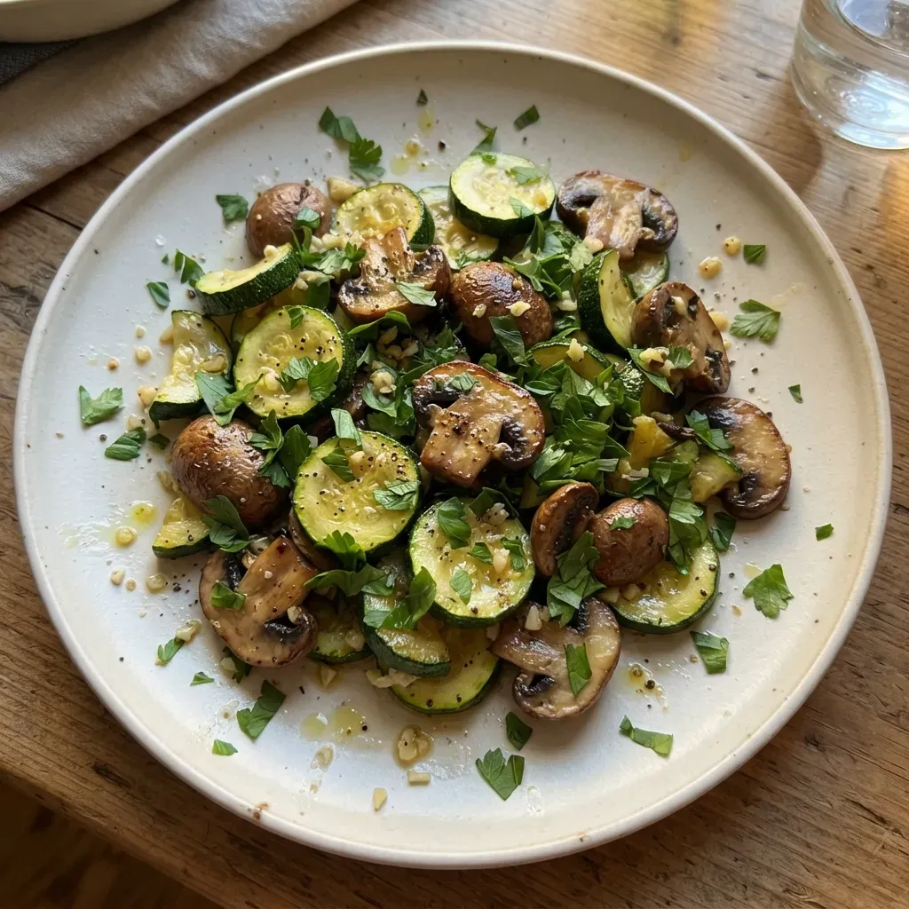Sautéed Zucchini and Mushrooms 4 Sautéed Zucchini and Mushrooms
